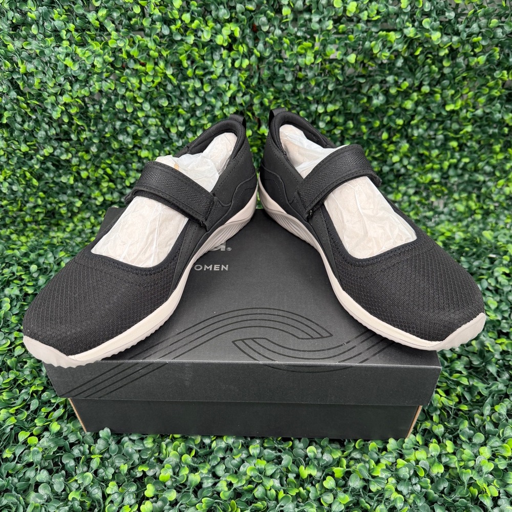 Ryka Echo Mary Jane Black Mesh Walking Shoes Sneakers Womens 9.5 M J4596F1002